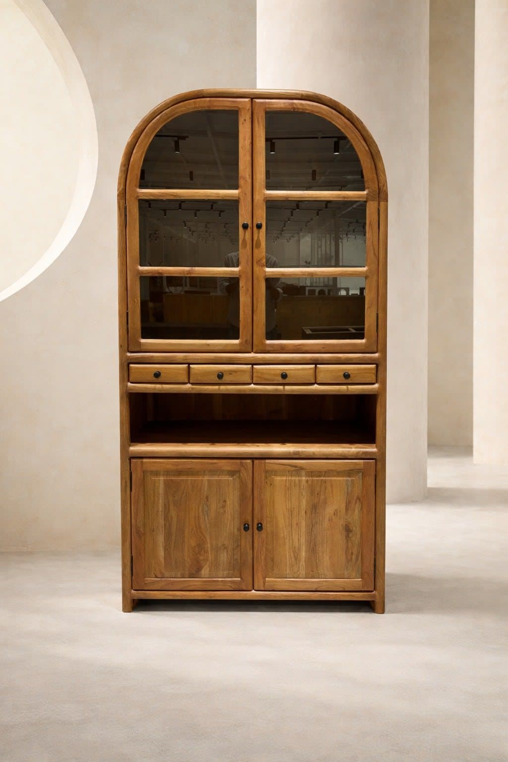 Arched Glazed Cabinet