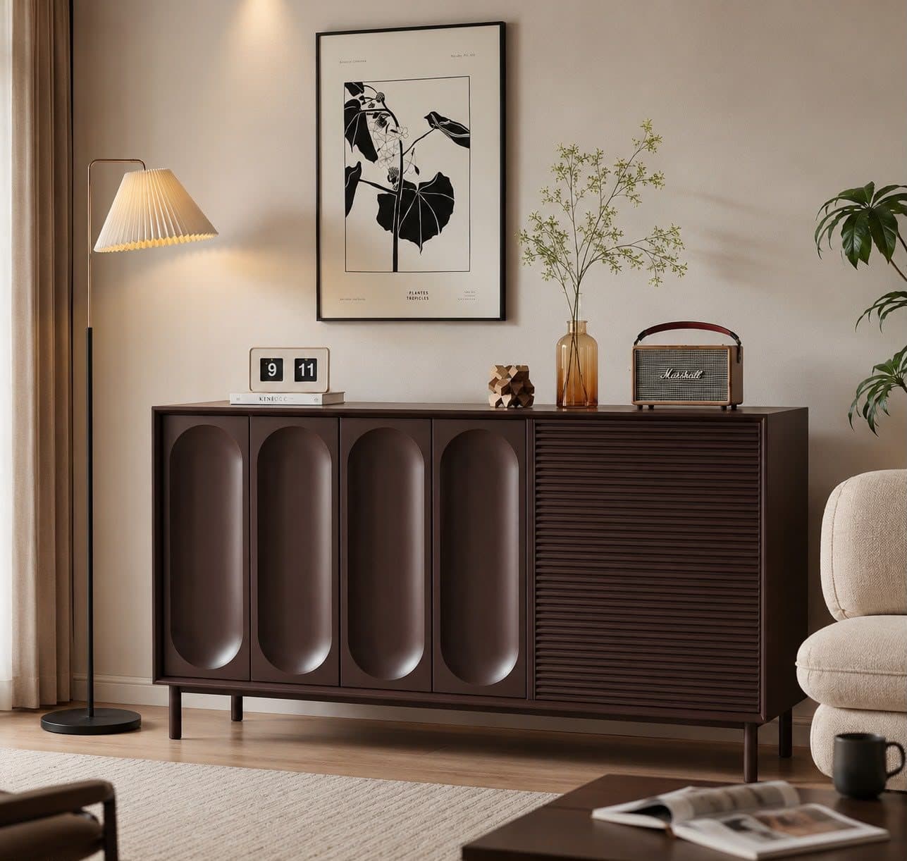 Arched Panel Sideboard