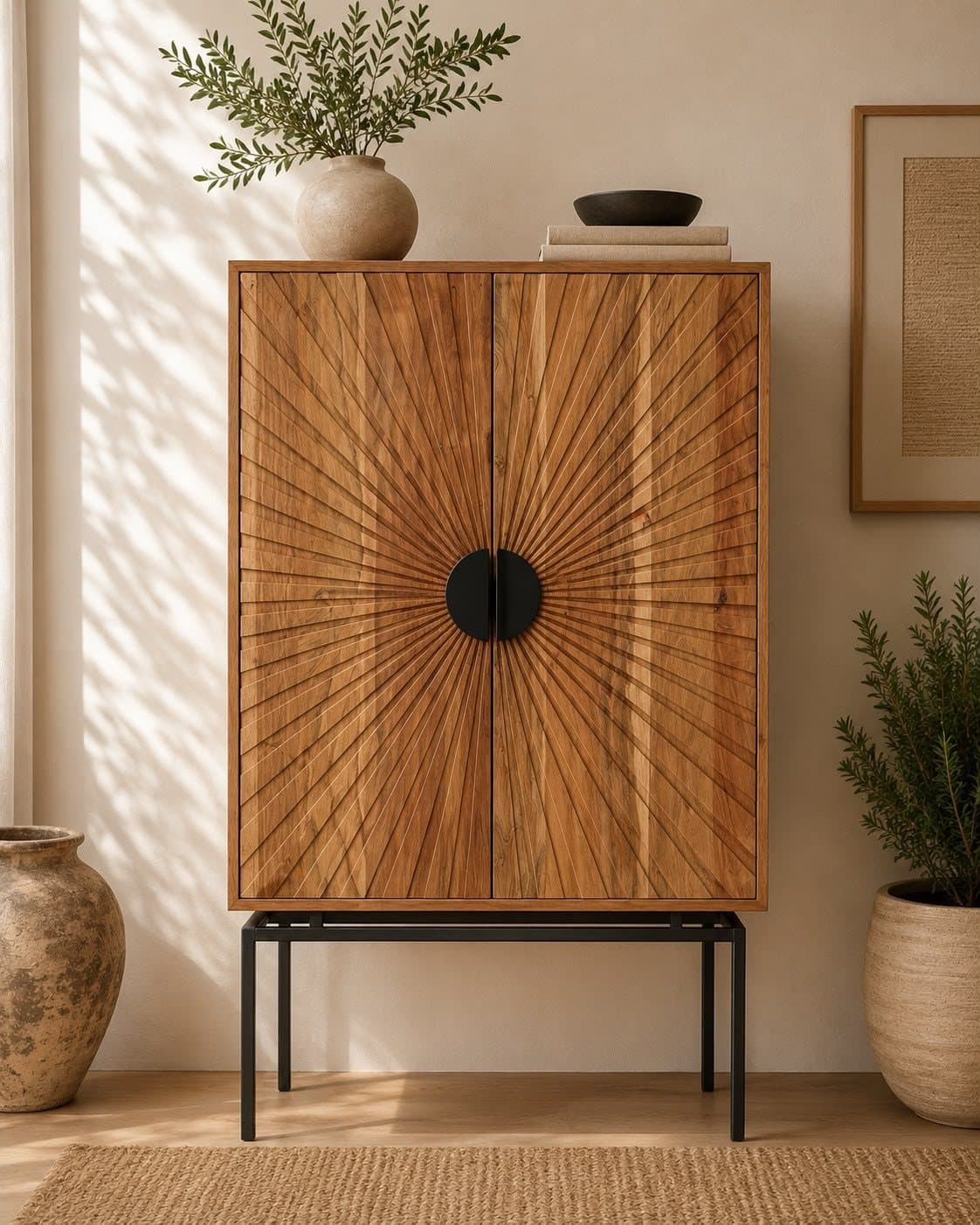 Sunburst Tall Cabinet
