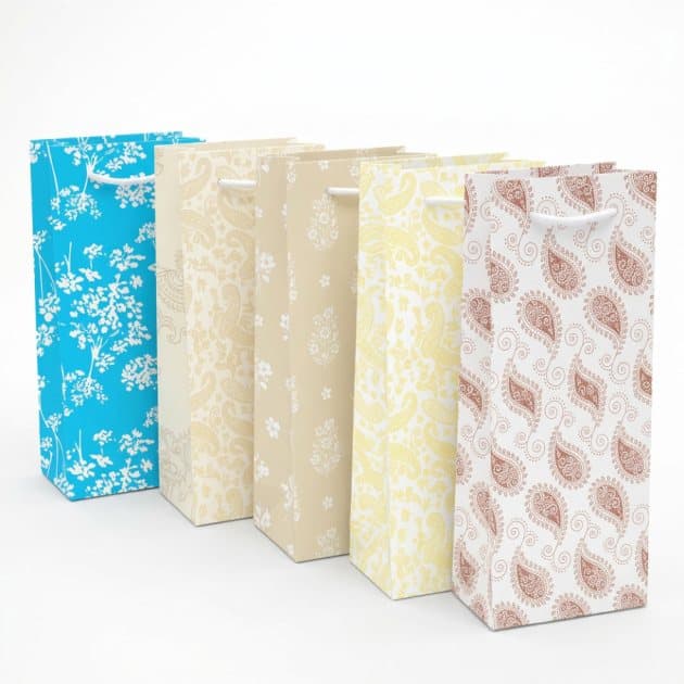 Handmade Paper Printed Bag
