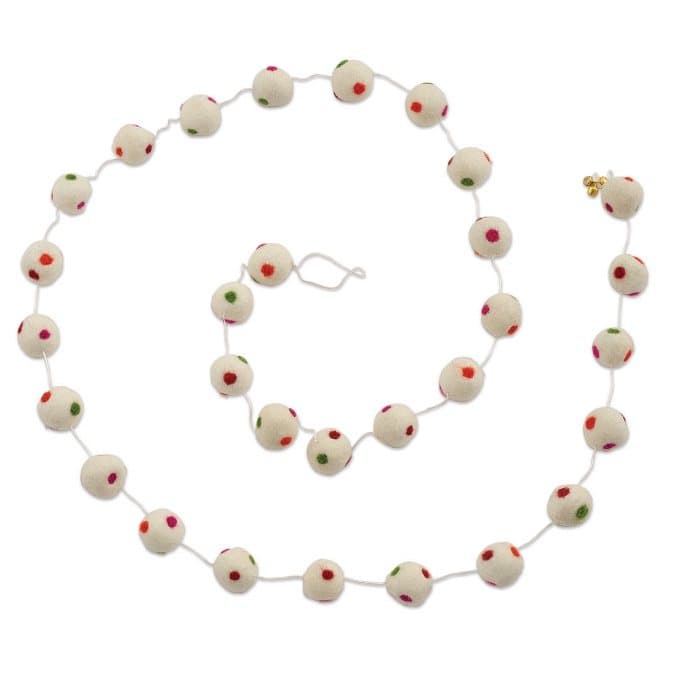 6ft Boiled Wool Garland, style SH-07-26