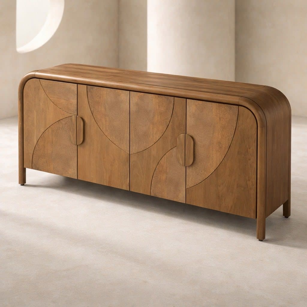 Arc-Inlay Sideboard